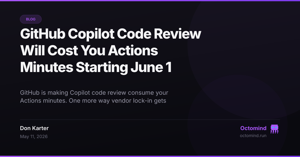 GitHub Copilot code review billing change diagram