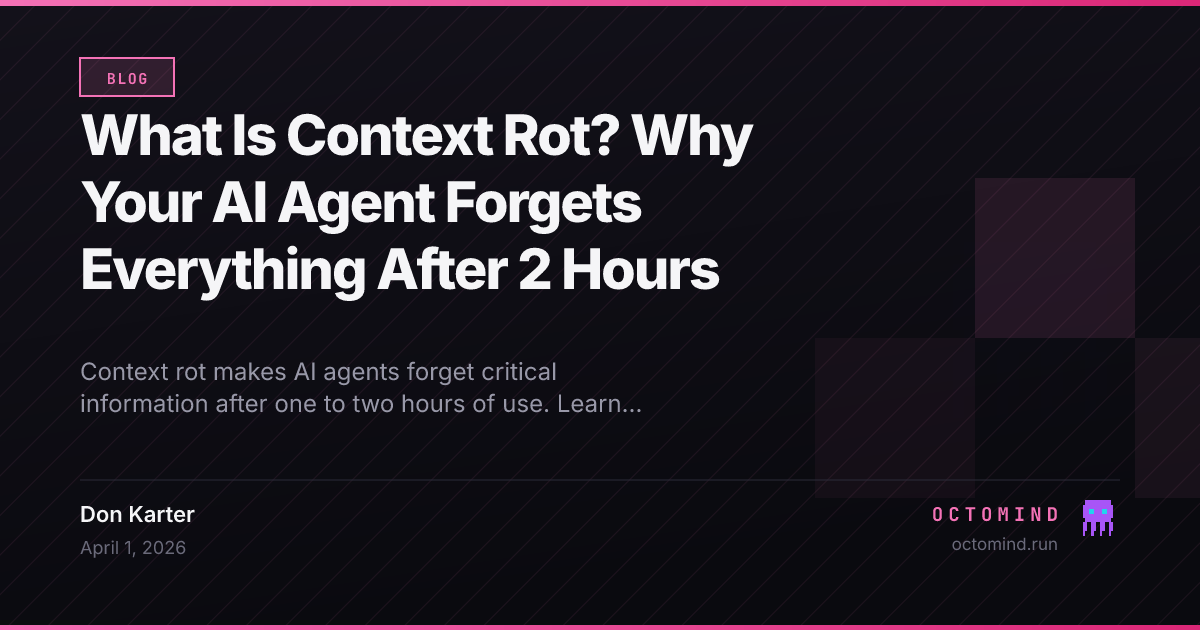 Terminal showing an AI context window filling up and losing information - context rot visualization